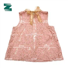 Ärmlös spetsklänning för flickor